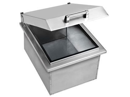 Delta Heat 15-Inch Drop-In Stainless Steel Ice Bin Cooler
