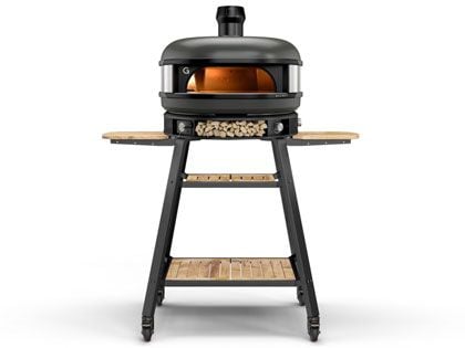 Gozney Dome Dual Fuel Gas & Wood-Fired Pizza Oven on Stand - Off Black