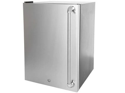 Blaze 20-Inch 4.4 Cu. Ft. Left Hinge Compact Refrigerator with Stainless Steel Door & Towel Bar Handle