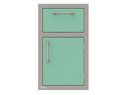 Alfresco 17-Inch Stainless Steel Right-Hinged Soft-Close Door & Paper Towel Holder Combo