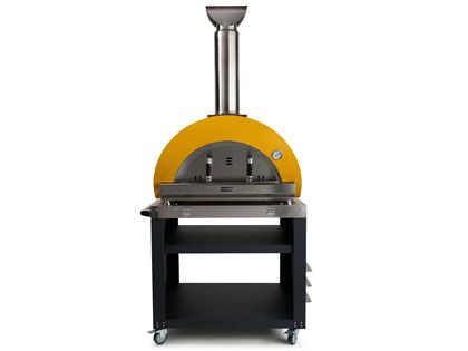 Coyote 40-Inch DUOMO Wood-Fired Pizza Oven - Yellow