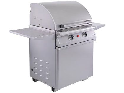 PGS T-Series Commercial 30 Inch Electric Grill On Pedestal with Timer