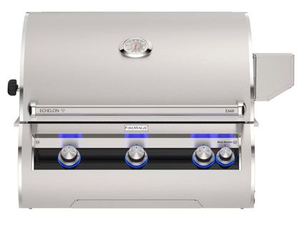 Fire Magic Echelon Diamond E660i 34-Inch Built-In Gas Grill with Analog Thermometer & Infrared Burner