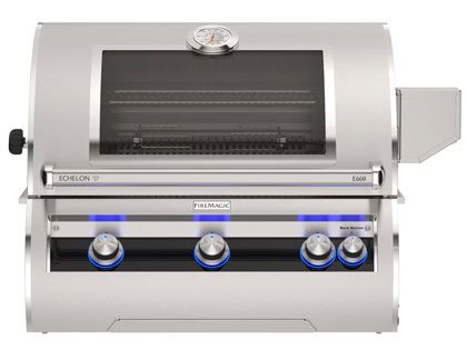 Fire Magic Echelon Diamond E660i 34-Inch Built-In Gas Grill with Analog Thermometer & Magic Window