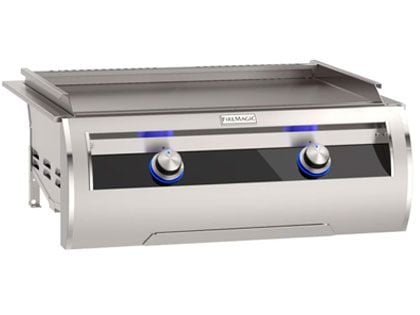 Fire Magic Echelon Diamond E660i Black Glass Built-In Gas Gourmet Griddle