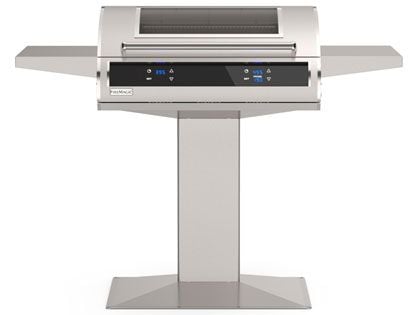 Fire Magic Electric EL500 30-Inch Post Mount Electric Grill with Digital Timer, Dual Controls and Window
