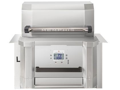 Memphis Grills Elevate Wi-Fi Monitored 30-Inch 430 Stainless Steel Built-In Pellet Grill (Without Brackets)
