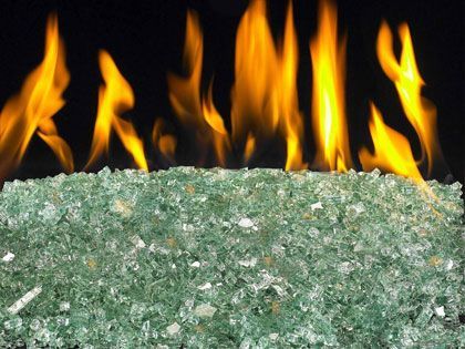 American Fyre Designs Fire Glass - Emerald