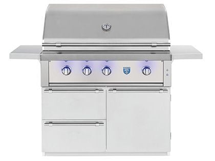 American Made Grills Estate 42-Inch 3 Burner Gas Grill with Rear Infrared Burner & Rotisserie Kit