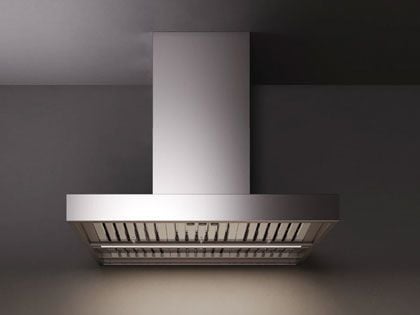 Falmec Line 48-Inch Outdoor Rated Wall Mounted 3-Speed 1200 CFM Vent Hood with LED Lighting