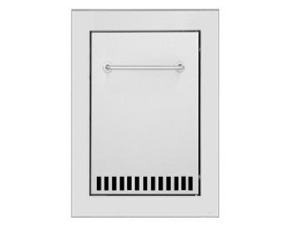 Fuego 20-Inch Stainless Steel Recessed Edge Trash Bin or Propane Tank Storage
