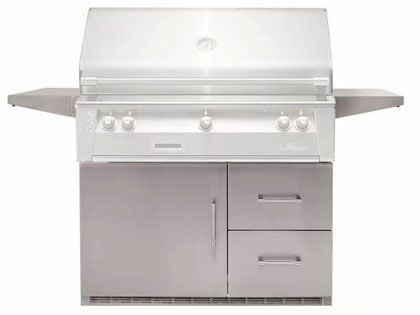 Alfresco 42" Refrigerator on Grill Cart