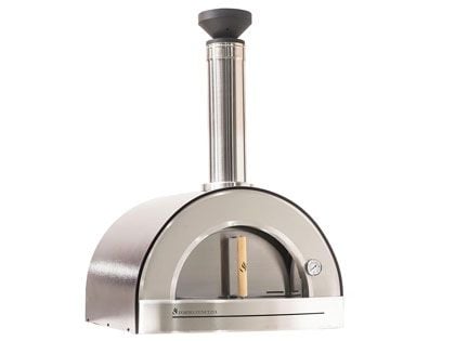 Forno Venetzia Pronto 220 33-Inch Countertop Outdoor Wood-Fired Pizza Oven - Copper
