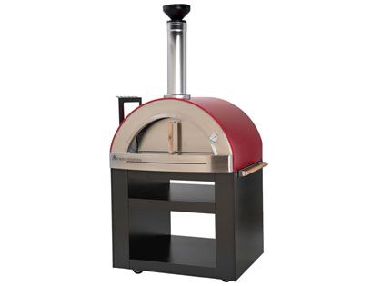 Forno Venetzia Torino 300 62-Inch Outdoor Wood-Fired Pizza Oven - Red