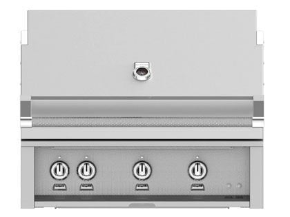 Hestan 36-Inch 3-Burner Built-In Gas Grill with Infrared Sear Burner & Infrared Rotisserie Burner