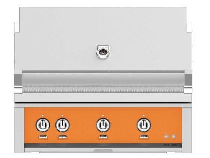 Hestan 36-Inch 3-Burner Built-In Gas Grill with Infrared Rotisserie Burner