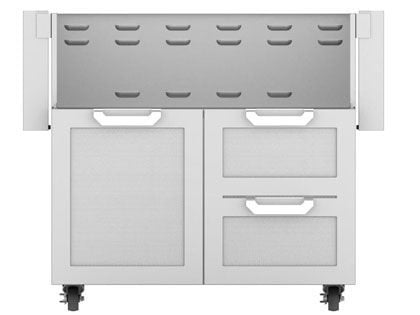 Hestan Double Drawer And Door Tower Cart For 36-Inch Gas Grill