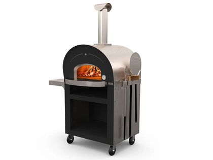 HearthStone Genio 33-Inch 4.0 Sq. Ft. Capacity Wood-Fired Pizza Oven on Cart