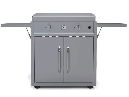 Fusion 30-Inch 2-Burner Gas Griddle on Cart