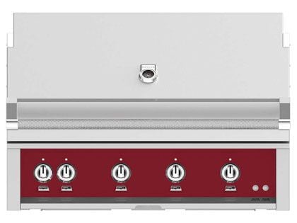 Hestan 42-Inch 4-Burner Built-In Gas Grill with Infrared Sear Burner & Infrared Rotisserie Burner