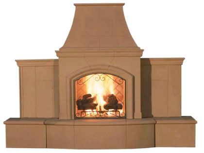 American Fyre Designs 113-Inch Grand Phoenix Outdoor Gas Fireplace