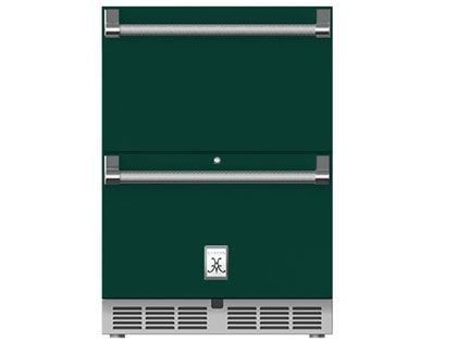Hestan 24-Inch 5.2 Cu. Ft. Outdoor Rated Double Drawer Refrigerator and Freezer