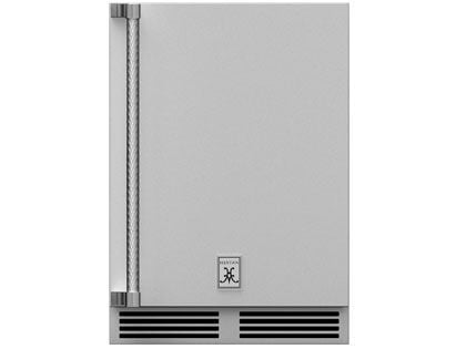Hestan 24-Inch 5.0 Cu. Ft. Right Hinge Outdoor Rated Dual Zone Refrigerator With Wine Storage