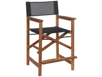 Director Teak Outdoor Counter Height Folding Dining Armchair