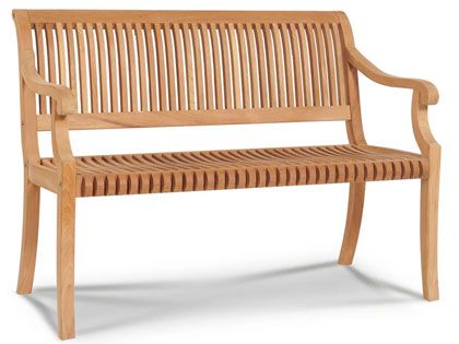Palm Teak Bench