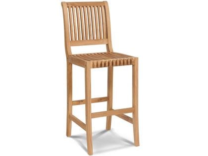 Palm Teak Outdoor Bar Height Dining Chair