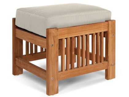 Summer Teak Ottoman