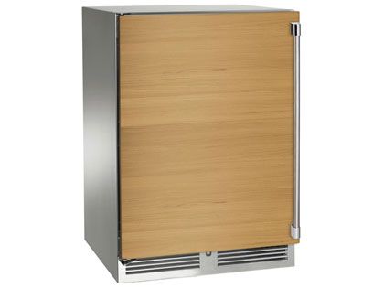 Perlick 24-Inch 5.2 cu. ft. Signature Series Stainless Steel Panel Ready Outdoor Freezer