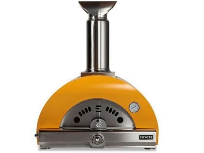 Coyote 30-Inch Hybrid Multi-Fuel Outdoor Pizza Oven - Yellow