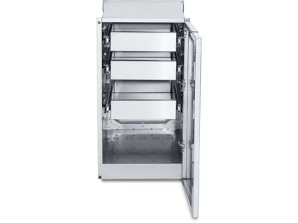 Crown Verity Infinite Series 18-Inch Stainless Steel Cabinet Module with Three Drawers