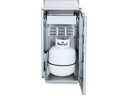 Crown Verity Infinite Series 18-Inch Stainless Steel Cabinet Module with Propane Tank Holder & Single Drawer