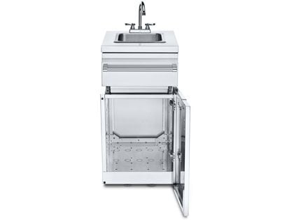 Crown Verity Infinite Series 18-Inch Stainless Steel Cabinet Module with Sink