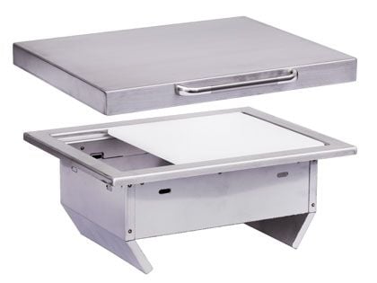 Saber 17-Inch Trash Chute With Cutting Board