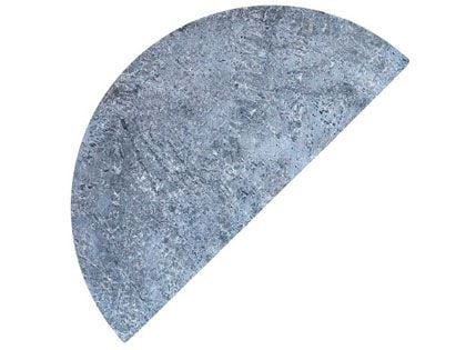 Kamado Joe Half Moon Soapstone Slab - Fits Kamado Joe 24-Inch Big Joe Grills