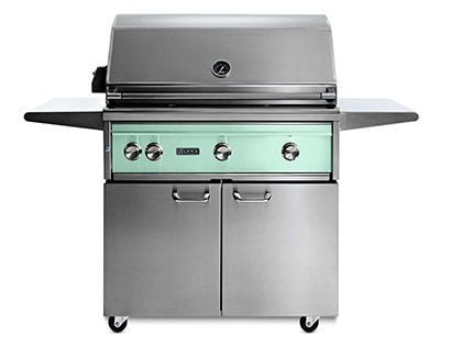 Lynx LF36ATRF LP All Trident Infrared Professional Gas Grill On Cart with Rotisserie and Flametrak Propane 36 Inch
