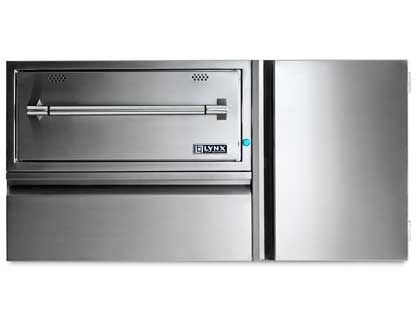 Lynx Warming Drawer, Storage Drawer And LP Tank Storage Combo