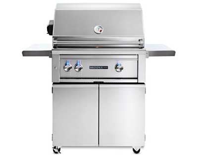 Lynx Sedona 30-Inch Gas Grill With One Infrared ProSear Burner and Rear Rotisserie Burner