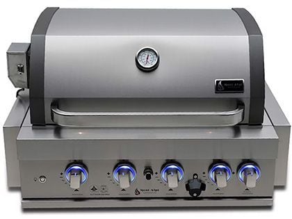 Mont Alpi 32-Inch 4-Burner Stainless Steel Built-In Gas Grill