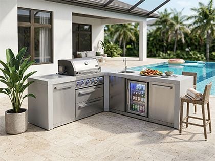 Mont Alpi MAi400-D90BEV bbq kitchen island 
