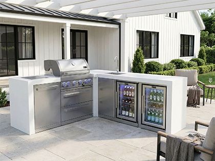 Mont Alpi MAi400-D90BEVFC bbq kitchen island 
