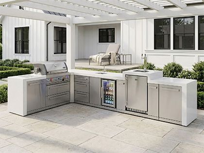 Mont Alpi MAi400-D90KEGBEVDR bbq kitchen island 
