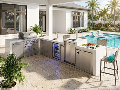 Mont Alpi MAi400-D90KEGBEVXL bbq kitchen island 
