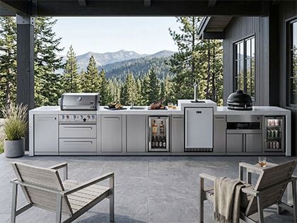 Mont Alpi MAi400-DKEGBEVFCKAMXL bbq kitchen island 
