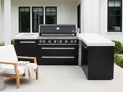 Mont Alpi 6-Burner 94" x 50" Outdoor Modular Kitchen 