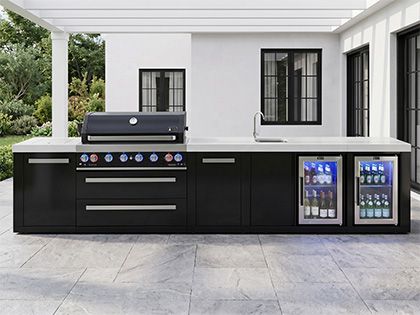 Mont Alpi MAi805-BSSBEVFCXL outdoor kitchen island