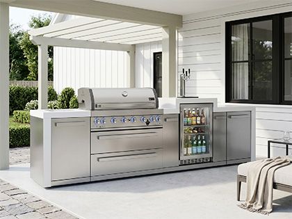 Mont Alpi MAi805-DKEG stainless outdoor kitchen island
